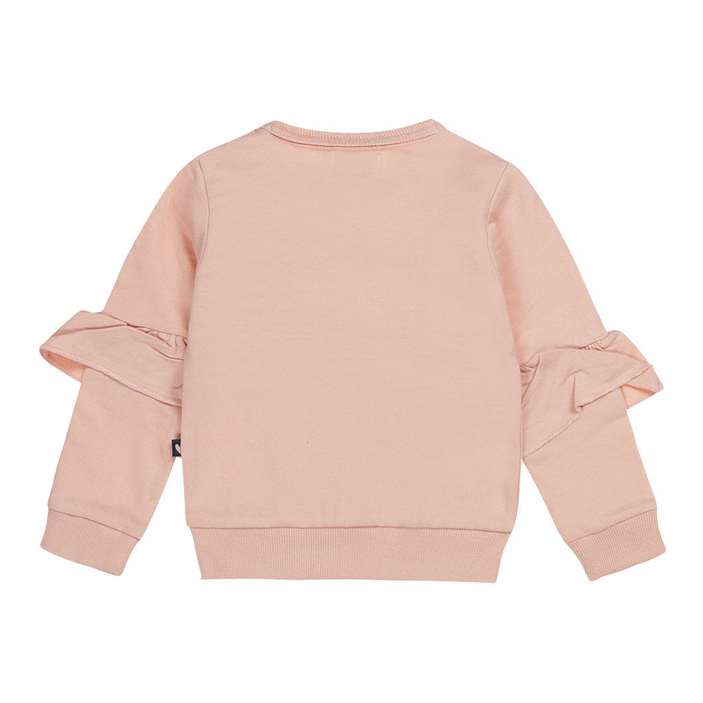 Trui met detail op de mouw