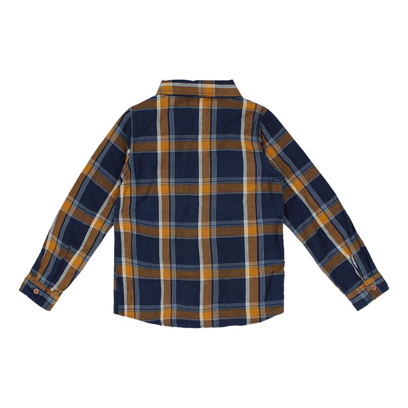 Geruite jongens hemd