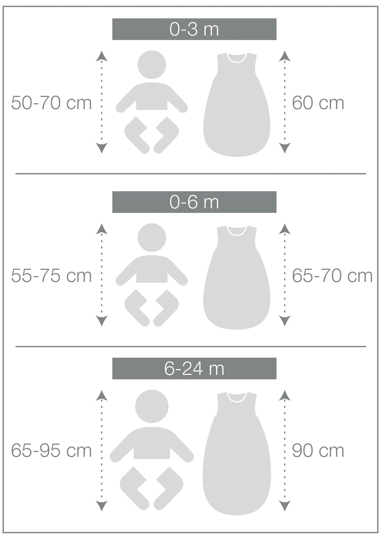 Slaapzak Baby Zomer - 70cm - Axel en Luna
