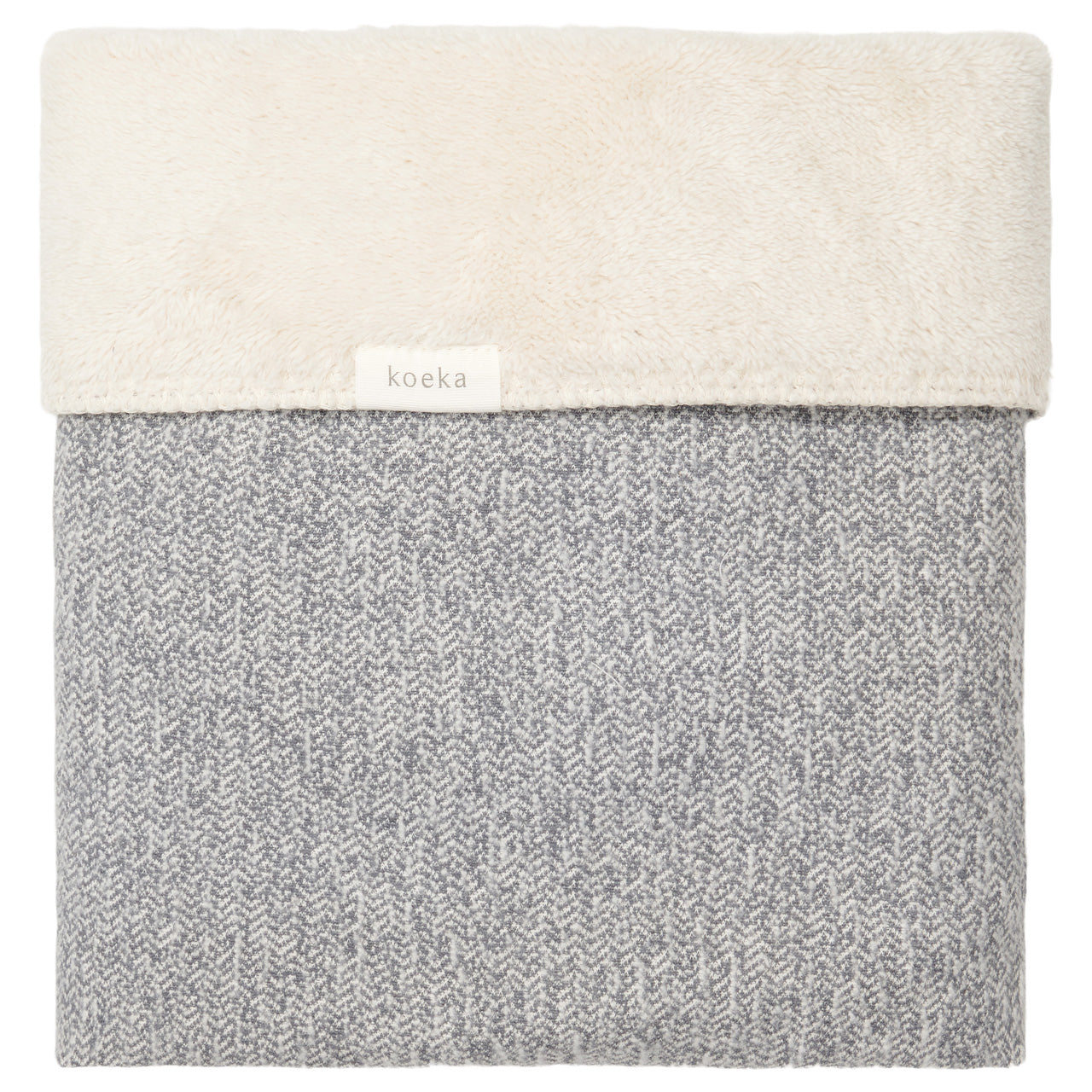 Ledikantendeken Teddy vigo - sparkle grey/ pebble