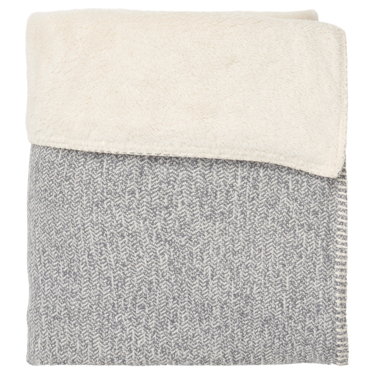 Ledikantendeken Teddy vigo - sparkle grey/ pebble