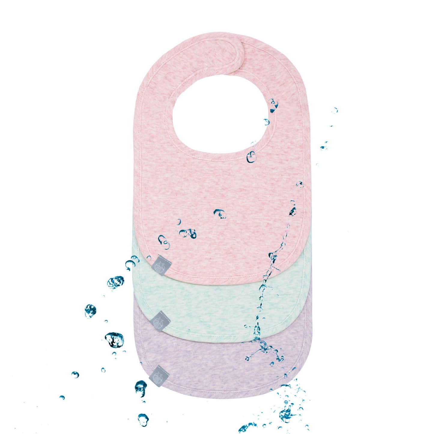 Newborn slabbetjes - Girls - 3pcs