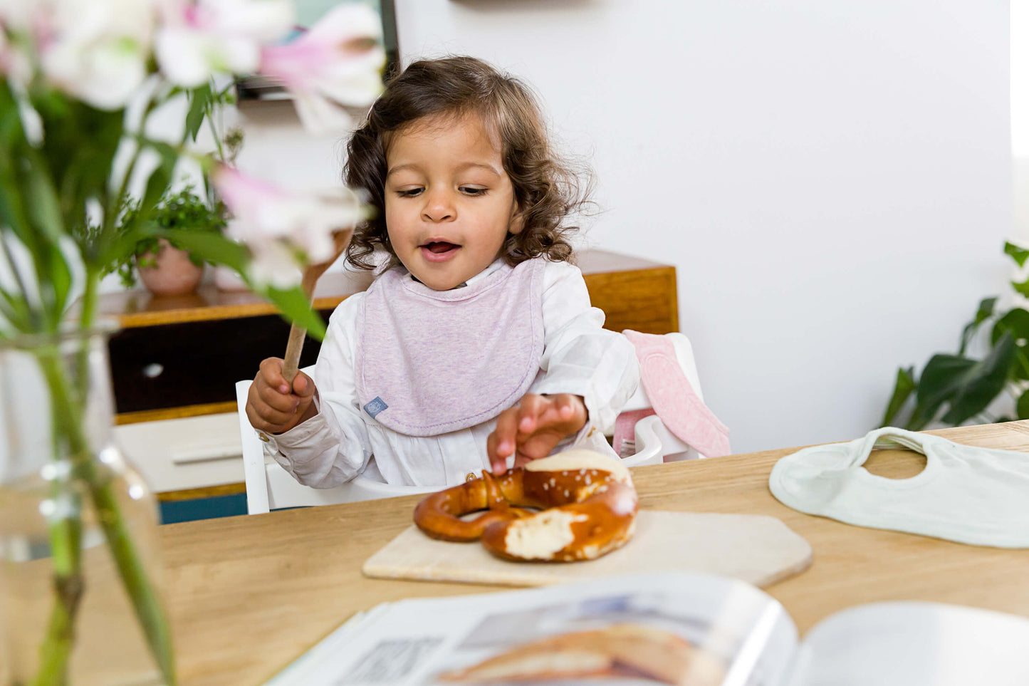 Newborn slabbetjes - Girls - 3pcs