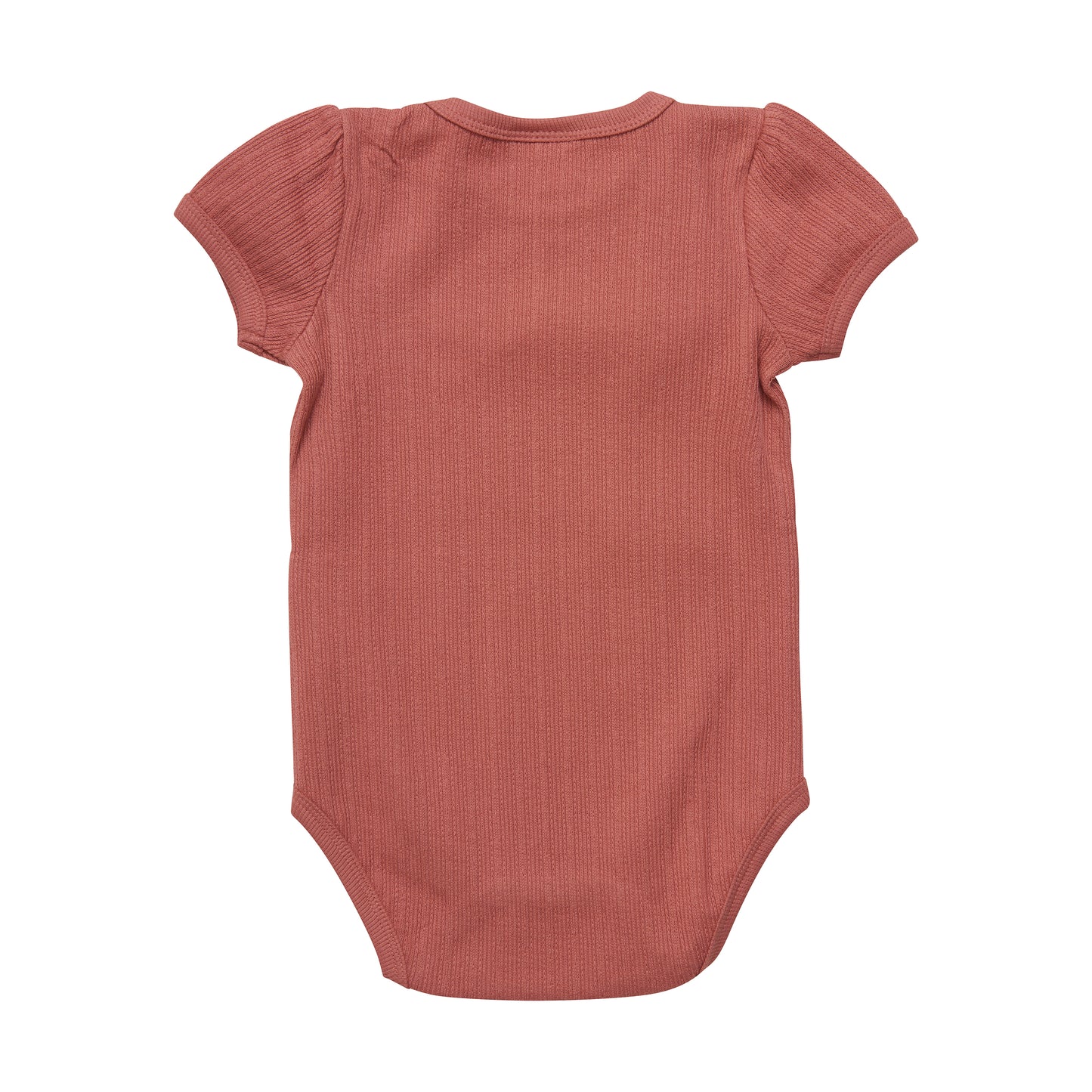 Body met korte pof mouwen