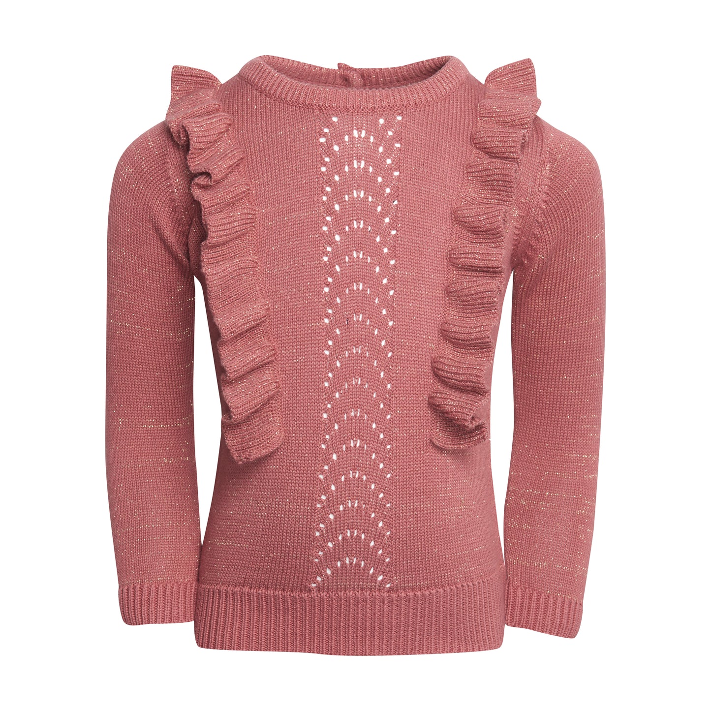 Gebreide glitter trui