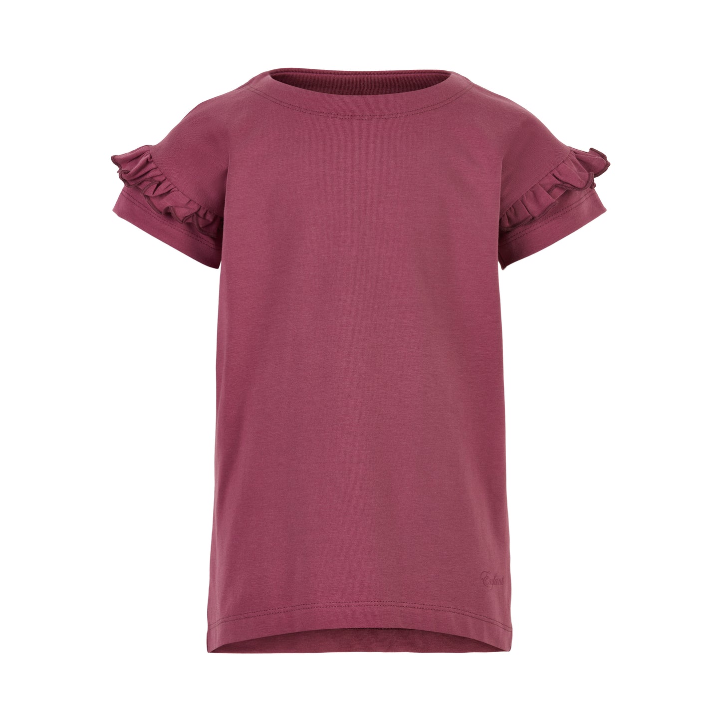 T-shirt met detail op de mouwen