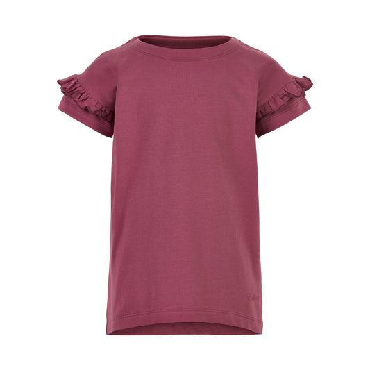 T-shirt met detail op de mouwen