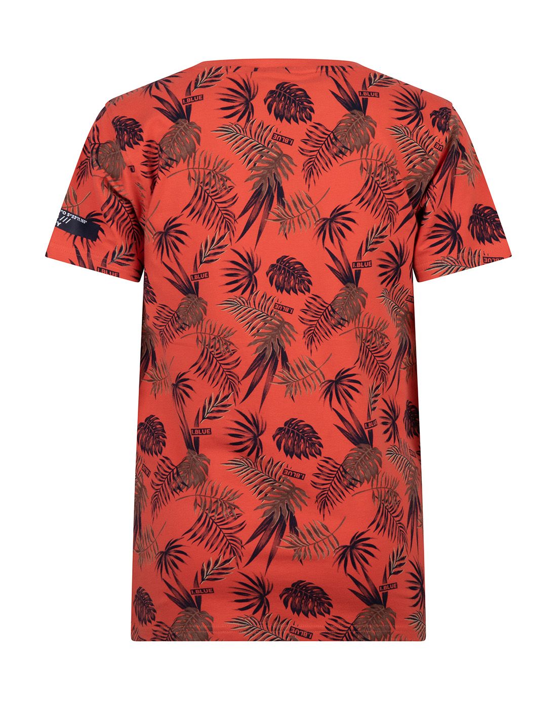 T-shirt met Leaves print