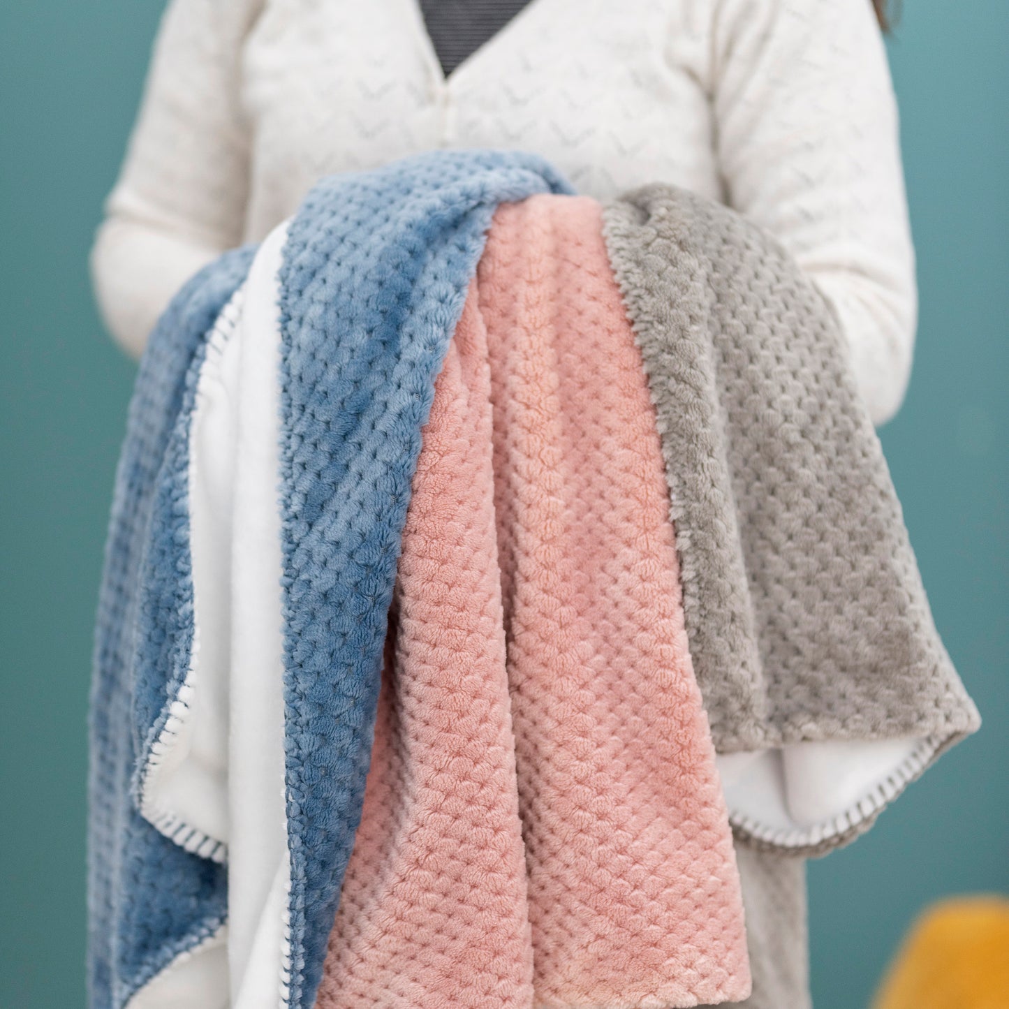 Plaid 100 x 75 - Lapidou - Konijn