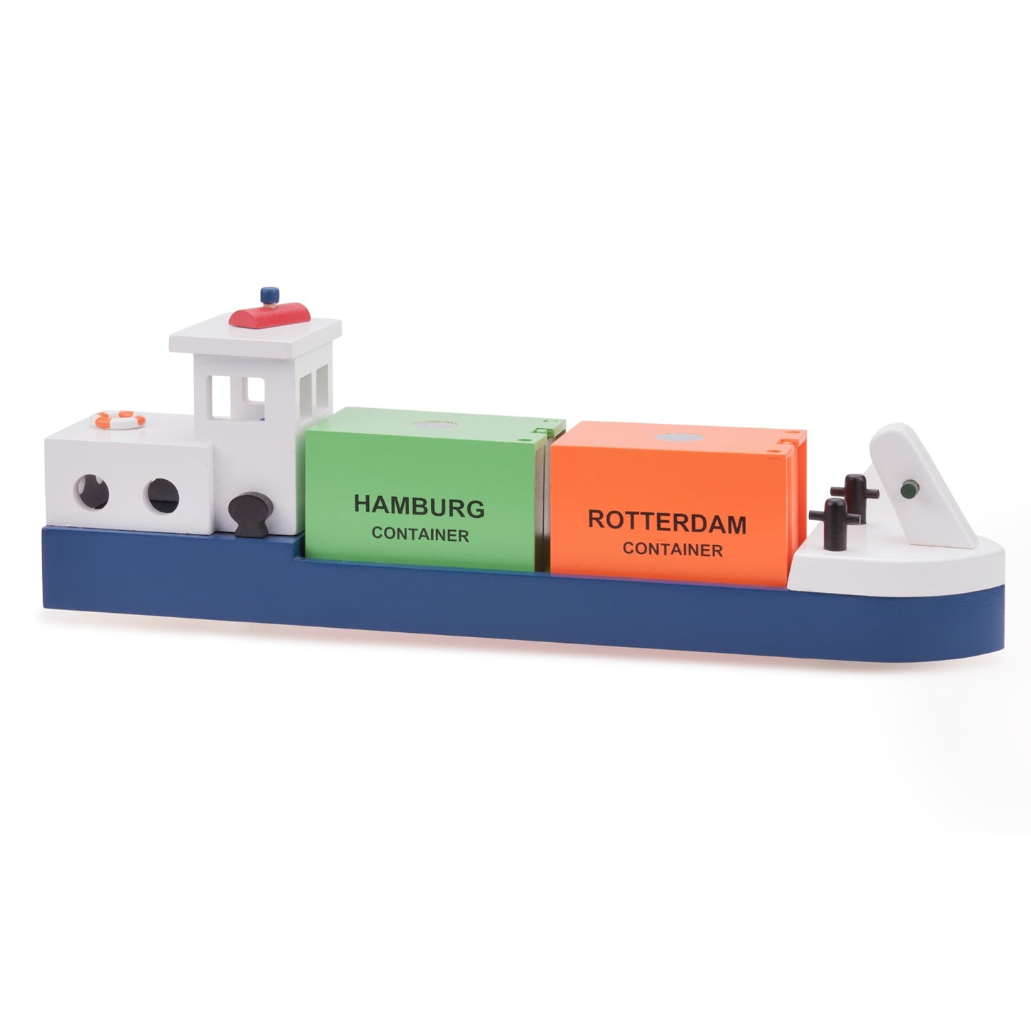 Rijnaak met 2 containers