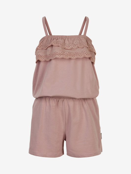 Jumpsuit met korte pijpjes en bandjes