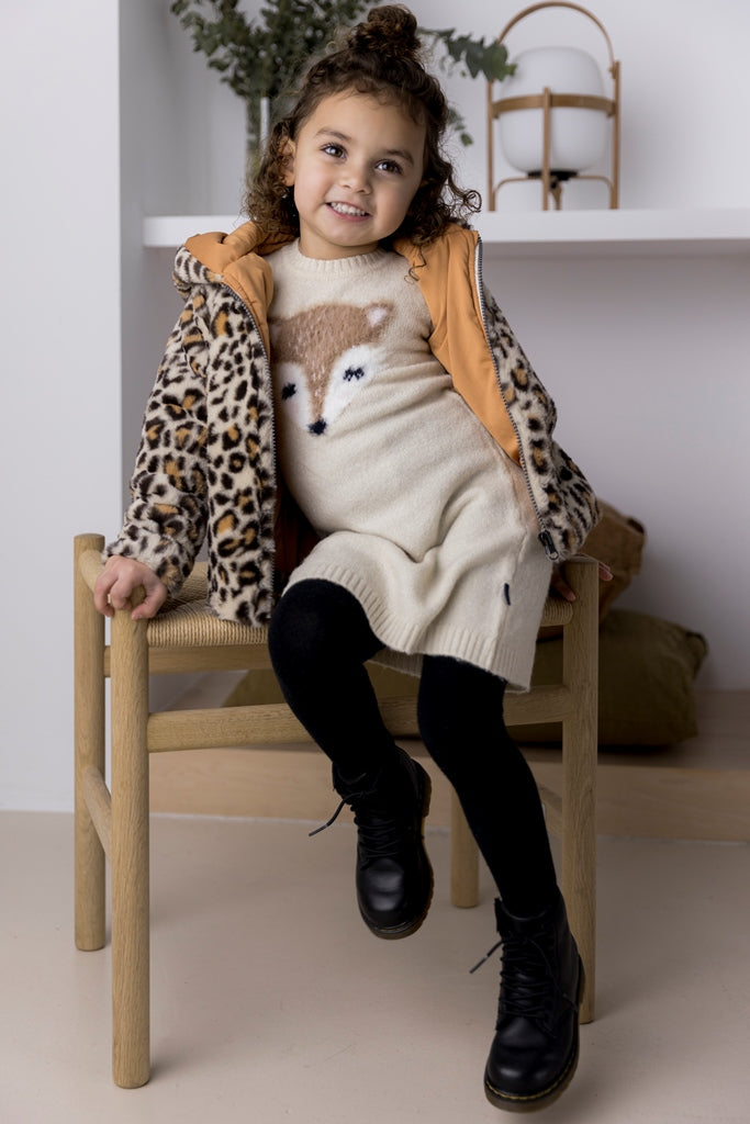 Jas in luipaardprint