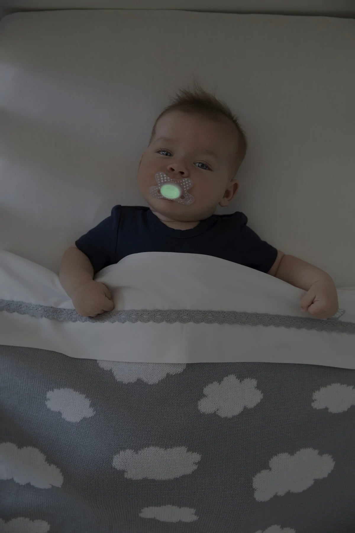 Difrax - Fopspeen Natural 0-6 Maanden - Glow in the Dark