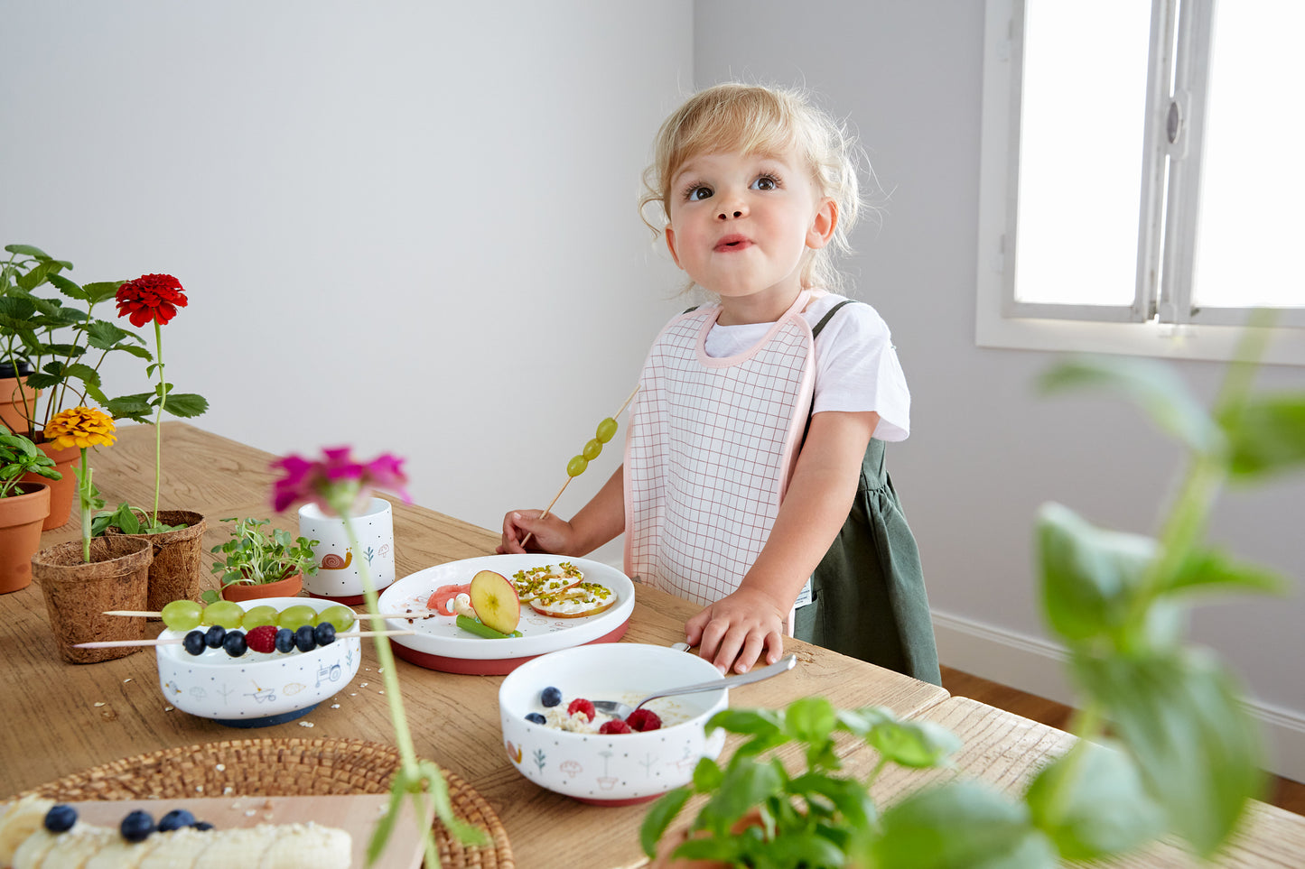 Slabbetjes - Garden explorer girls - 5pcs