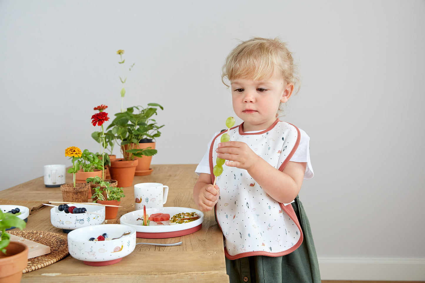 Slabbetjes - Garden explorer girls - 5pcs