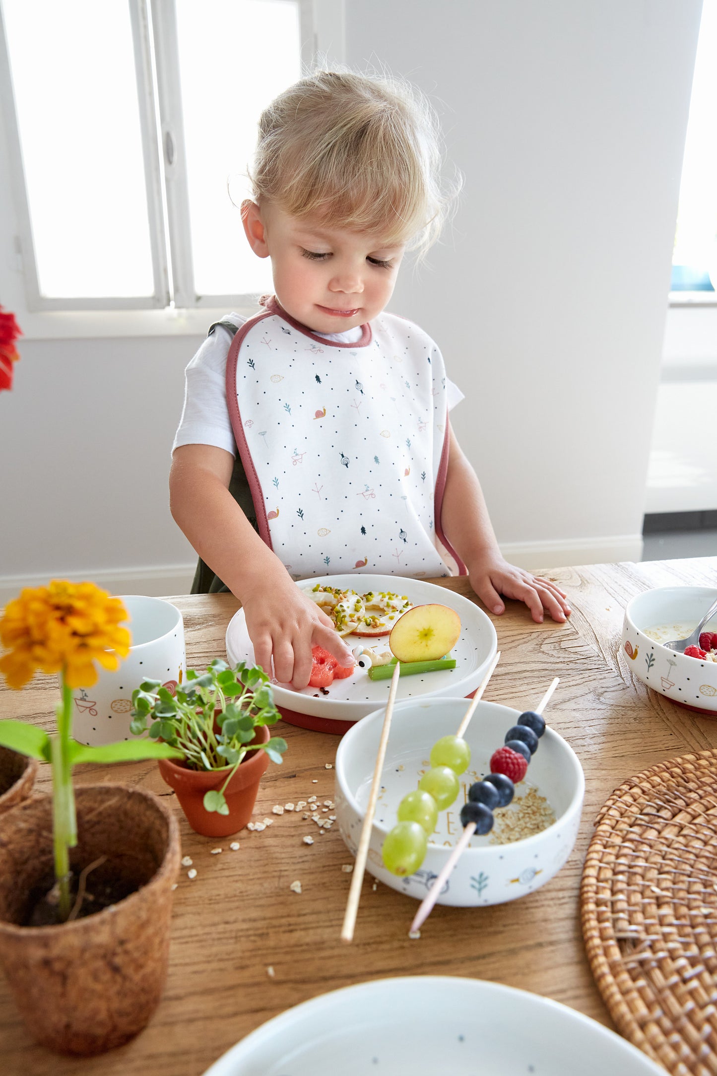 Slabbetjes - Garden explorer girls - 5pcs