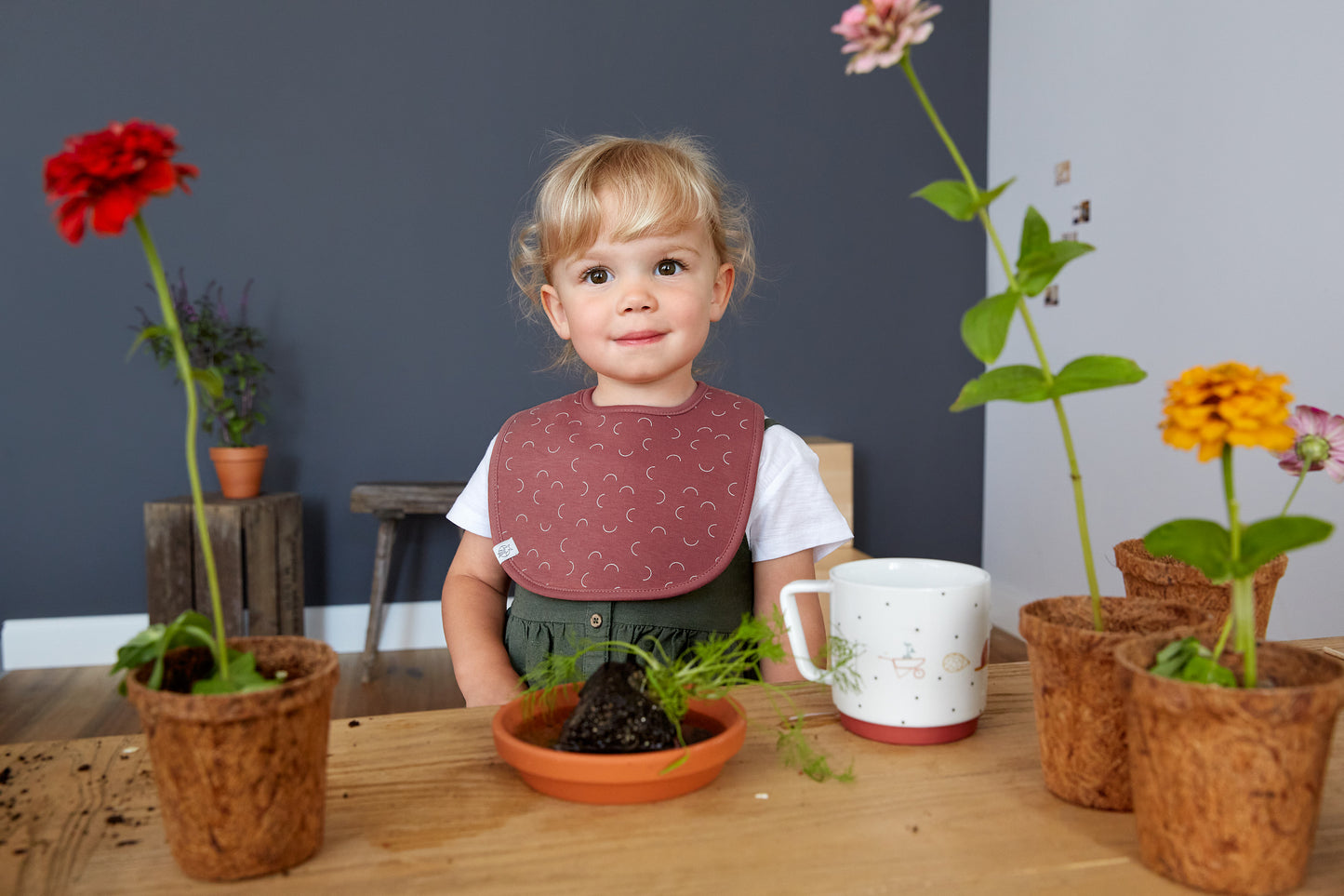 Slabbetjes - Garden explorer girls - 5pcs