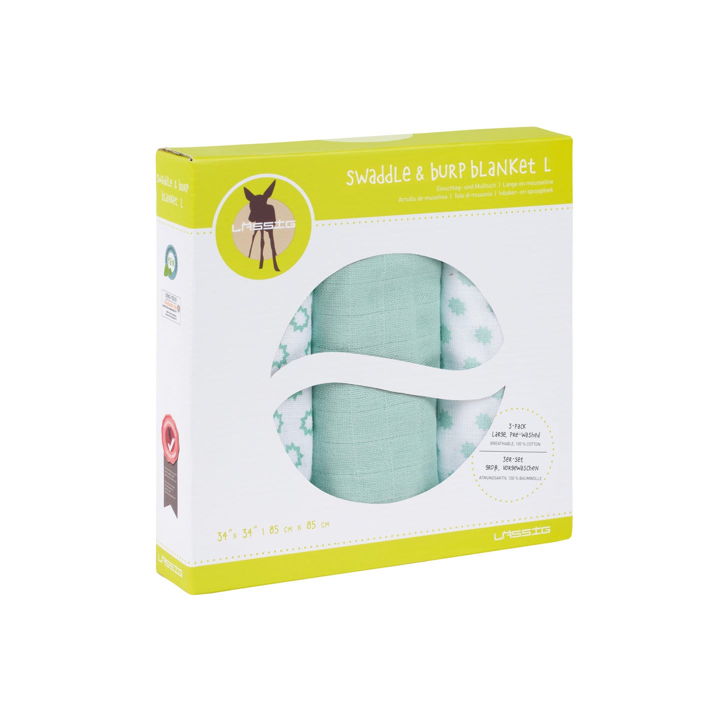 Tetradoek - L - Little chums stars - 3pcs