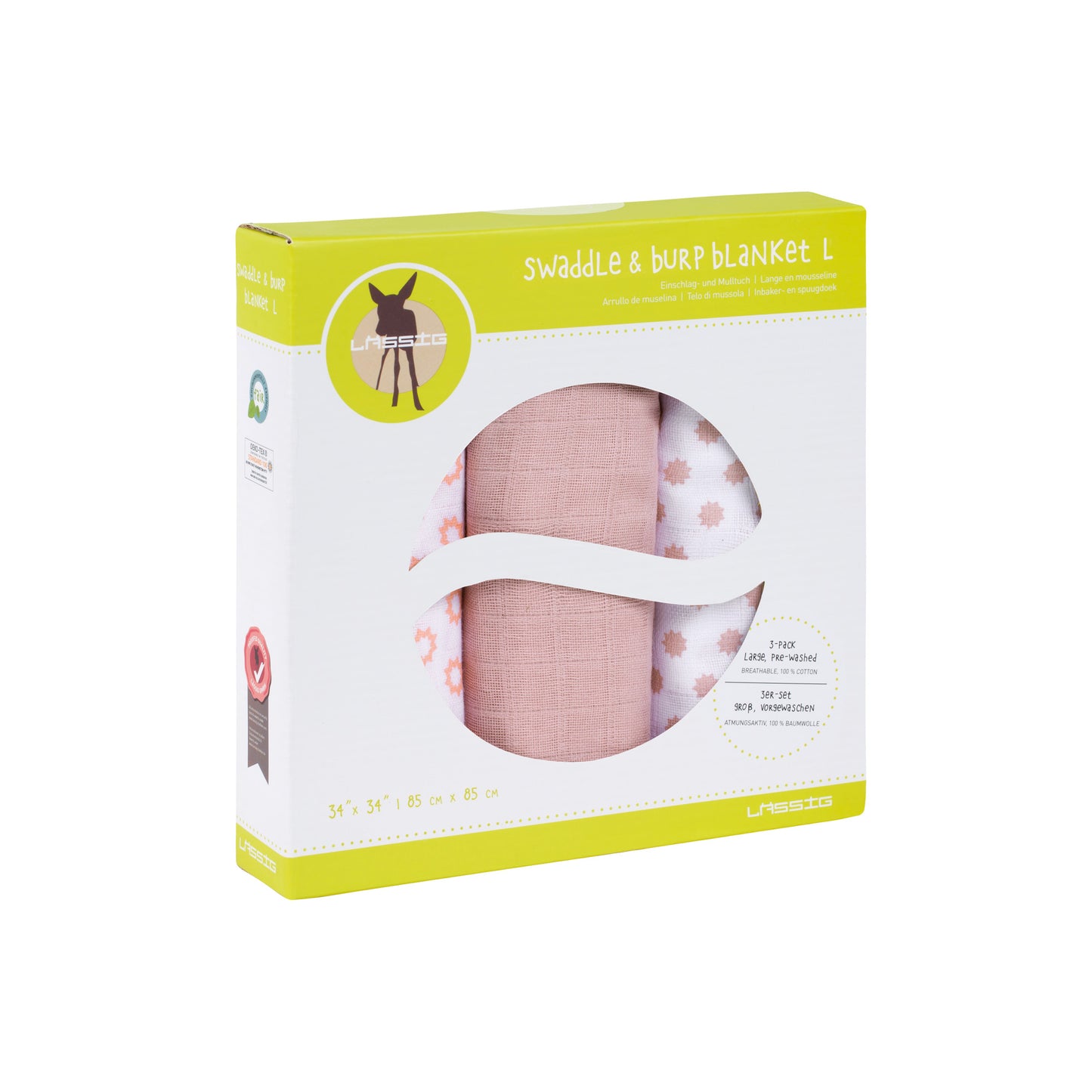 Tetradoek - L - Little chums stars - 3pcs