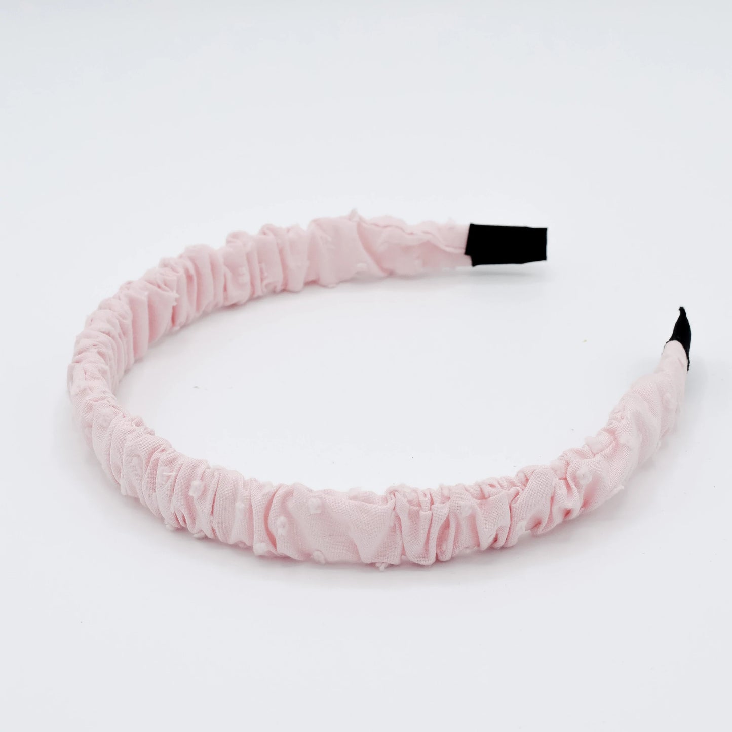Katoenen diadeem Emma - Lichtroze