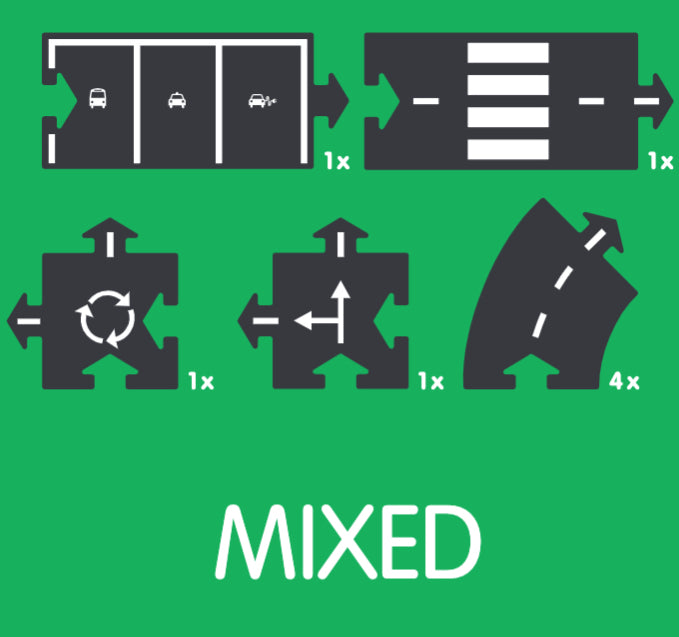 gemixt verlengset (8pcs)