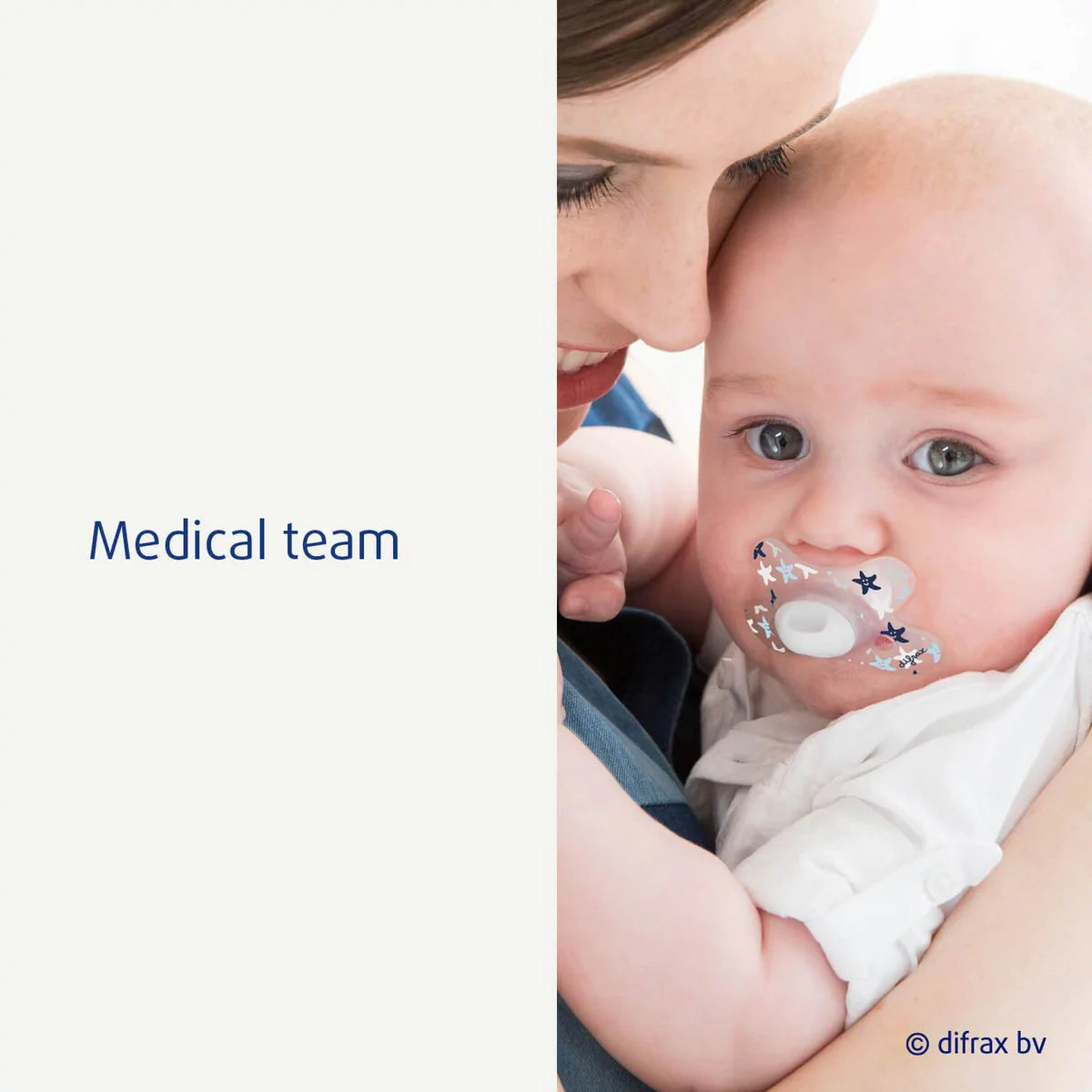 Difrax - Fopspeen Natural 0-6 Maanden - Glow in the Dark