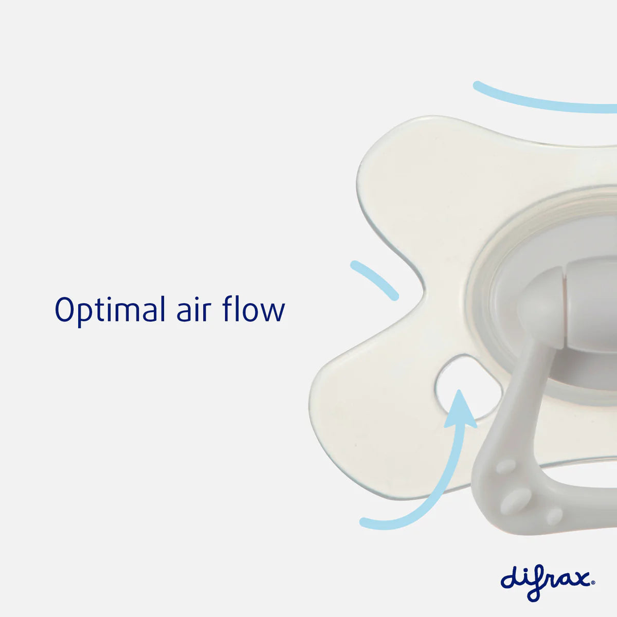 Difrax - Fopspeen Natural 6+ Maanden Pure - Clay