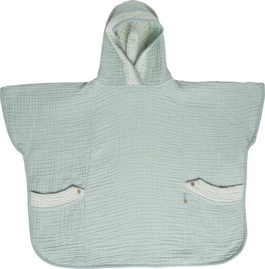 Poncho - Pure Cotton - Green