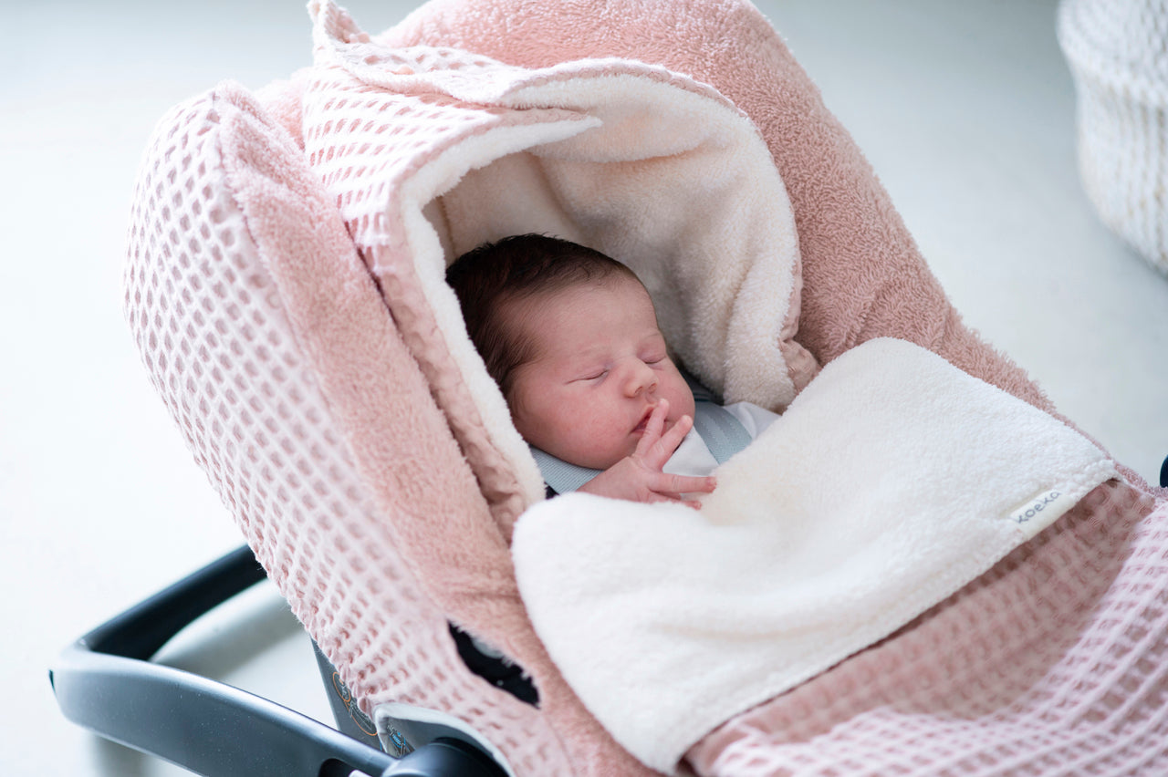Maxi-cosi stoelhoes 0+ 3 punts wafel antwerp - shadow pink