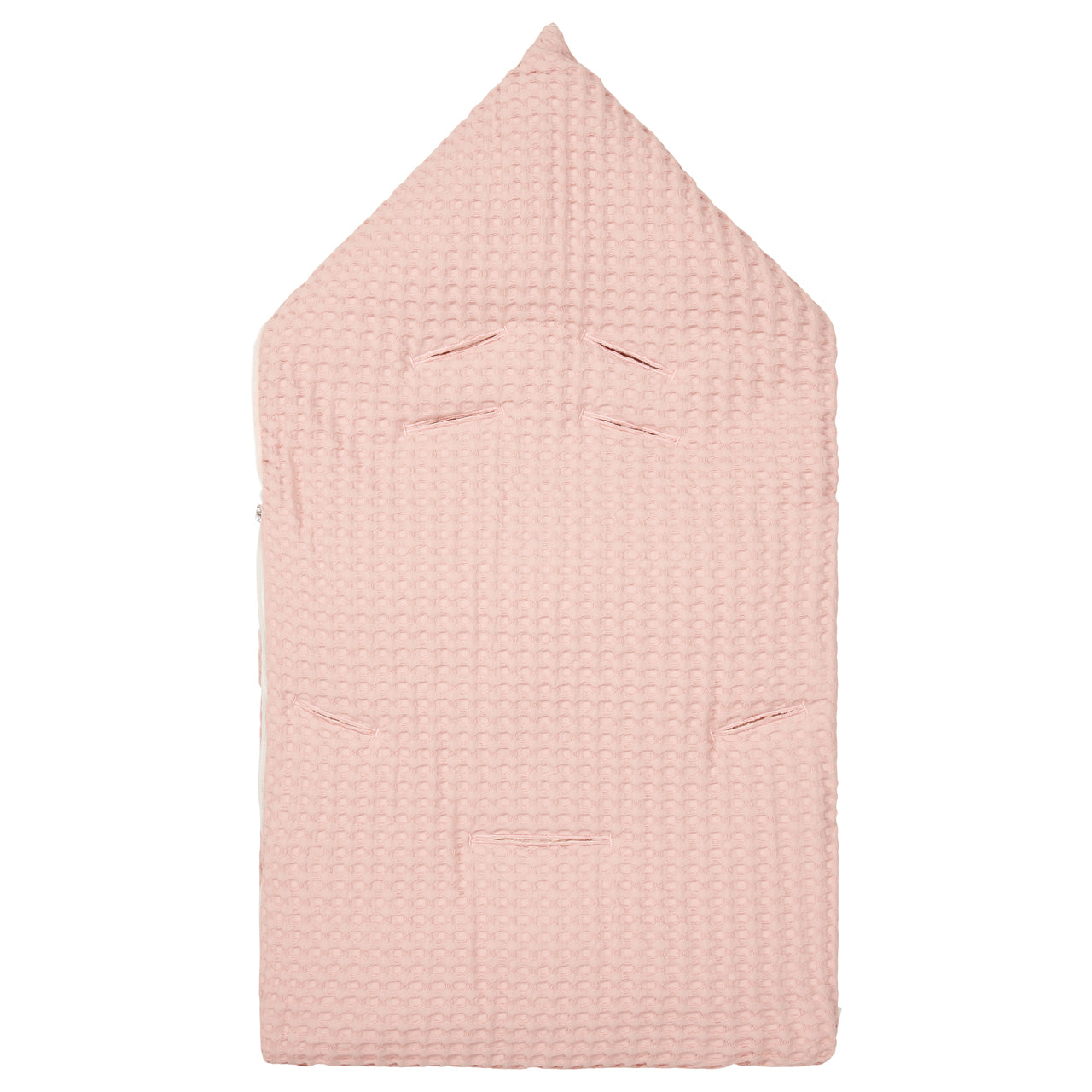 Voetenzak 0+ 3 punts wafel/ teddy oslo - shadow pink/ light shadow pink