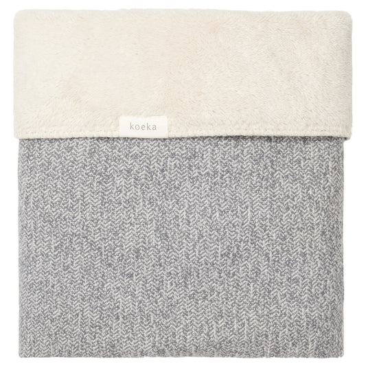 Ledikantendeken Teddy vigo - sparkle grey/ pebble