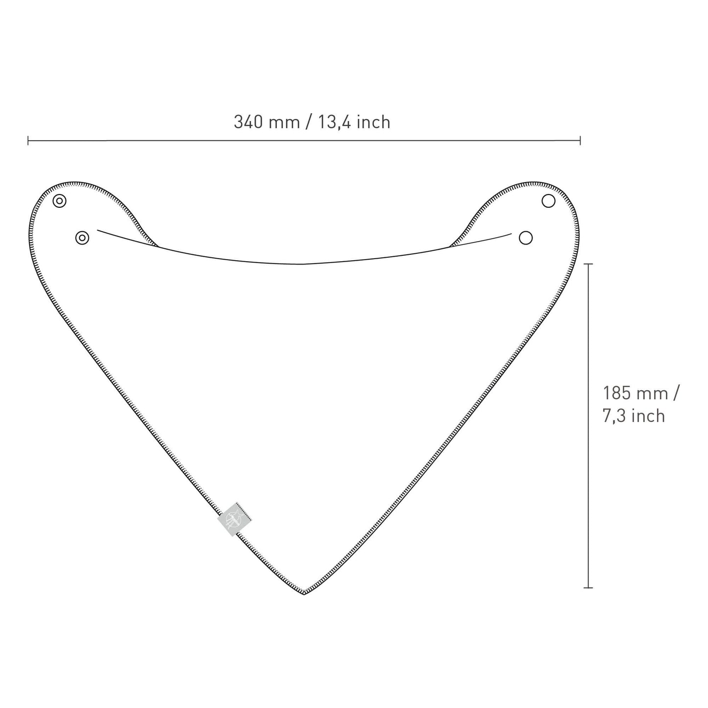 Bandana slab - Little water swan