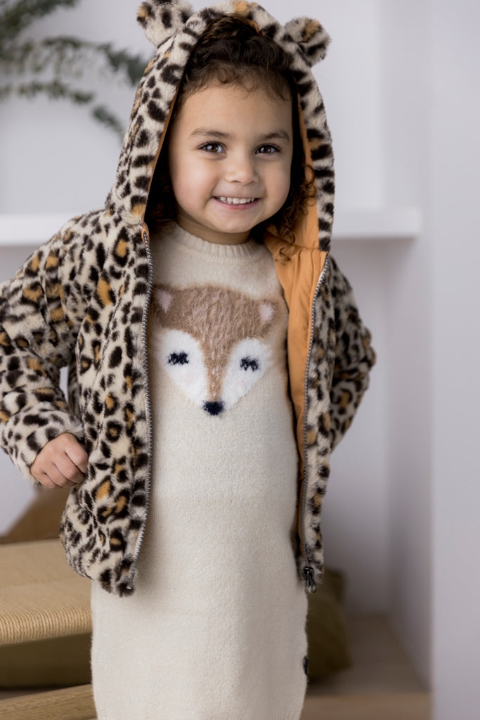 Jas in luipaardprint