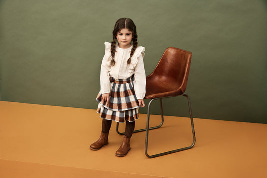 Rok met bijpassende scrunchie