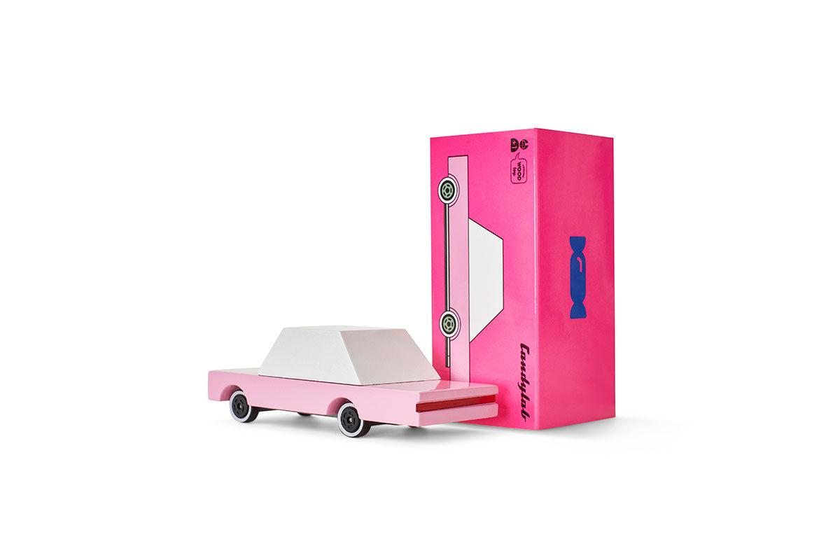 Roze wagen