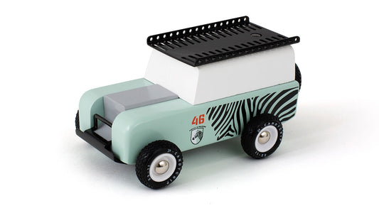 Zebra safari wagen