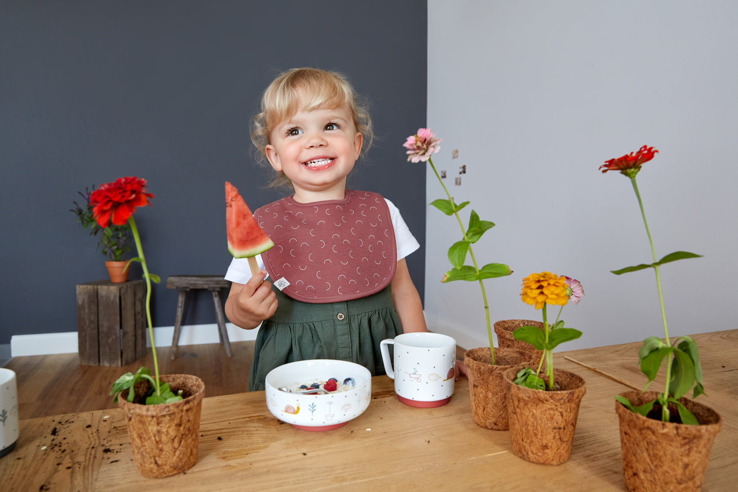 Slabbetjes - Garden explorer girls - 5pcs