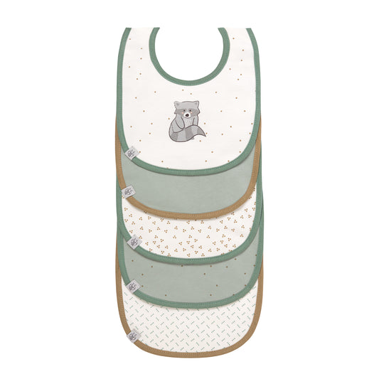 Slabbetjes - About friends Racoon - 5pcs