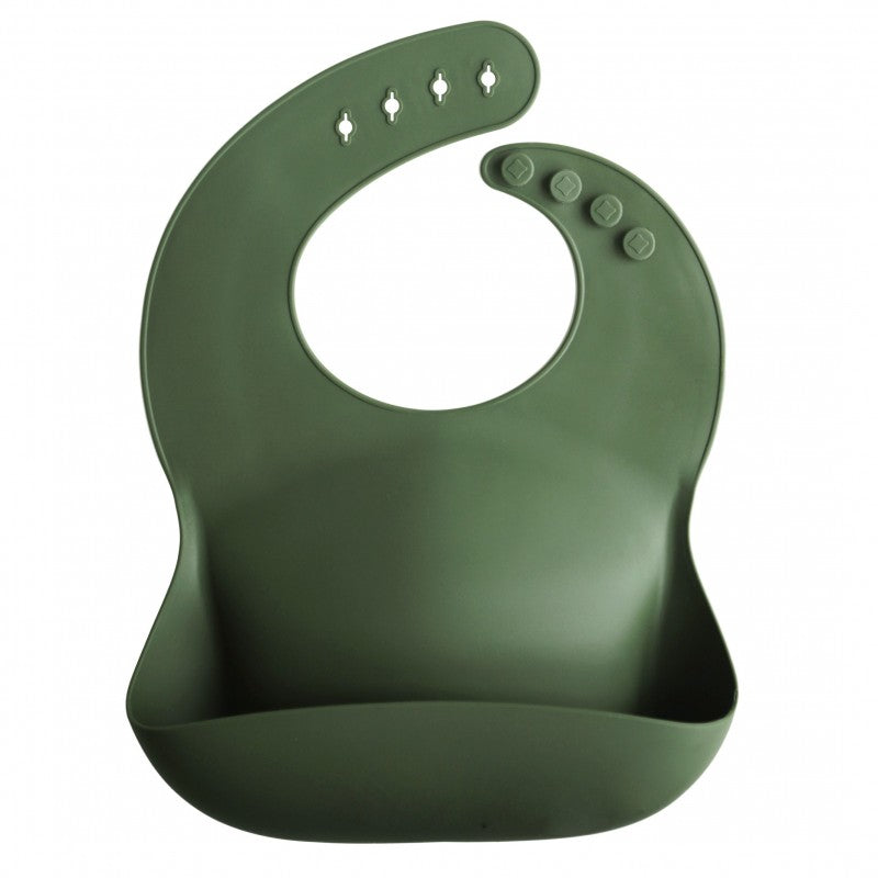 Silicone slabbetje - Forrest Green